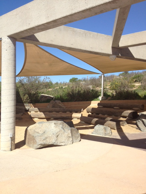 Bird show ampitheater