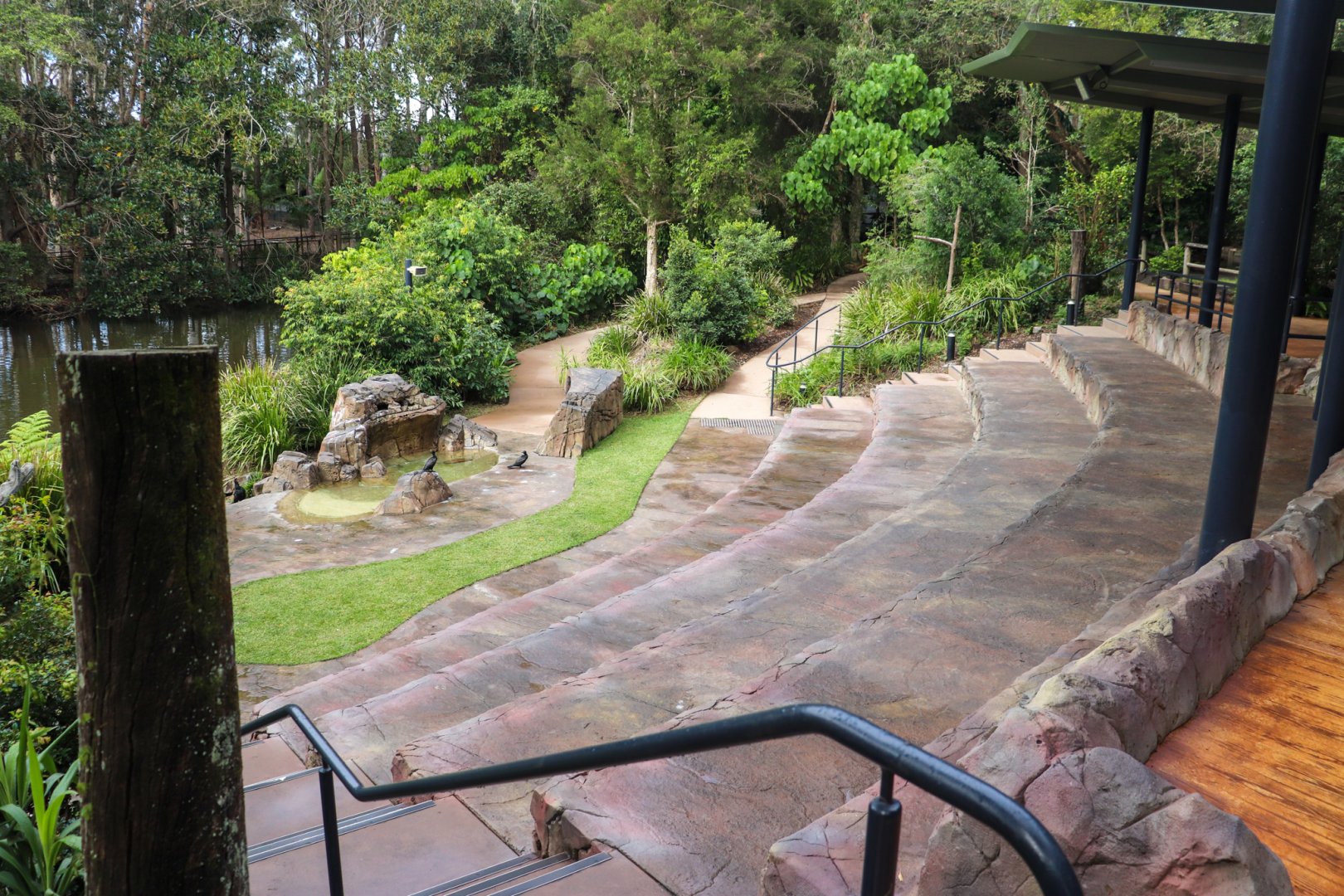 Bird Show Seating Area
