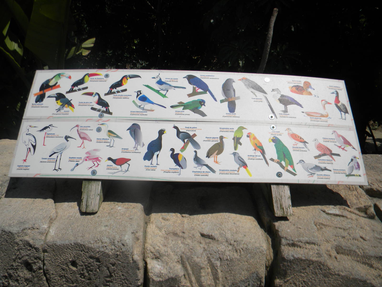 Bird signage at Terra Natura 29/07/11