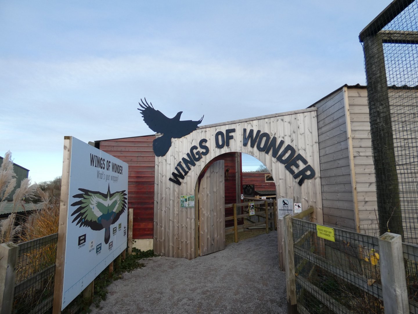 Birds of prey area; 'Wings of Wonder'