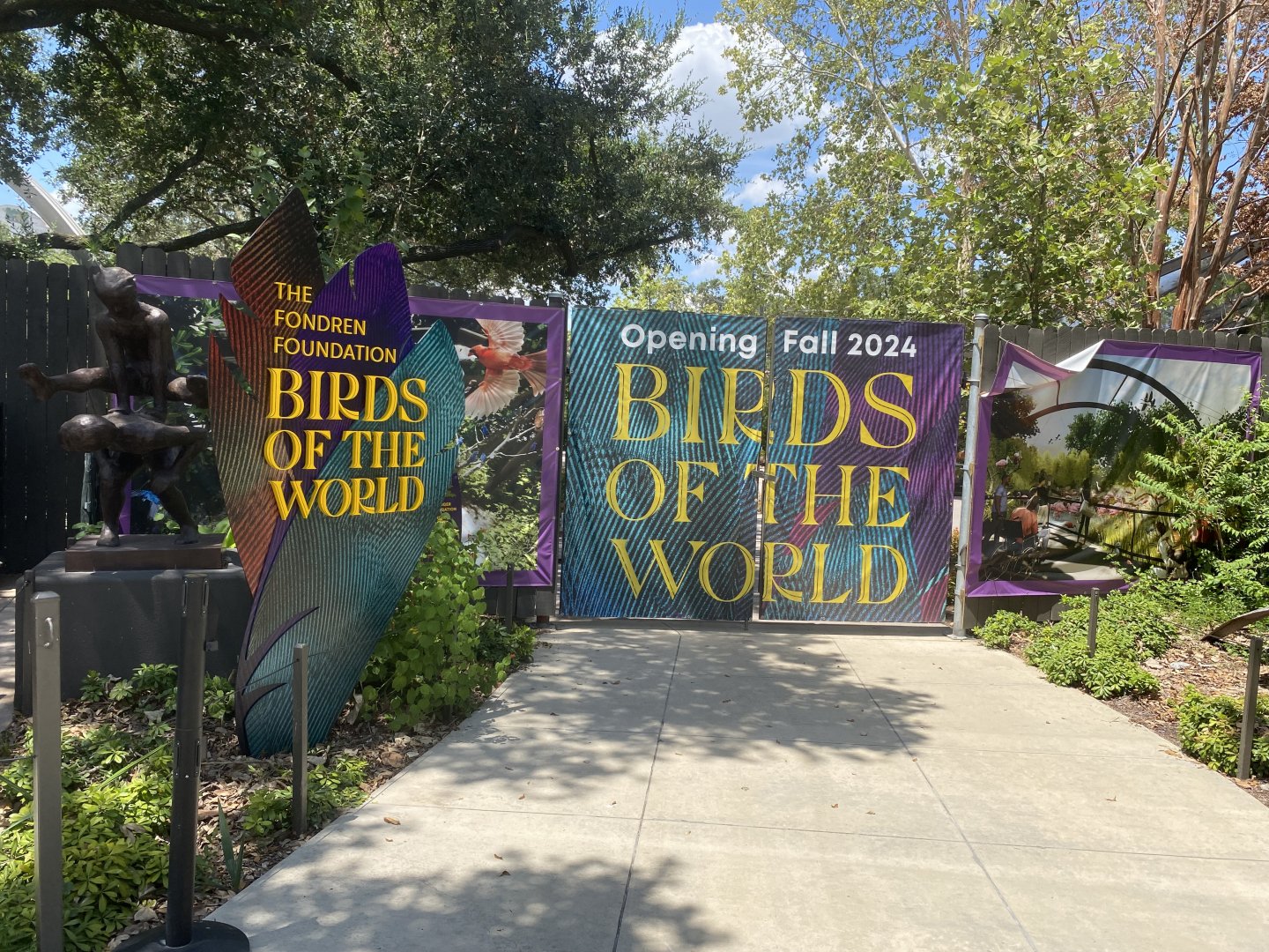 Birds of the World Entrance Sign