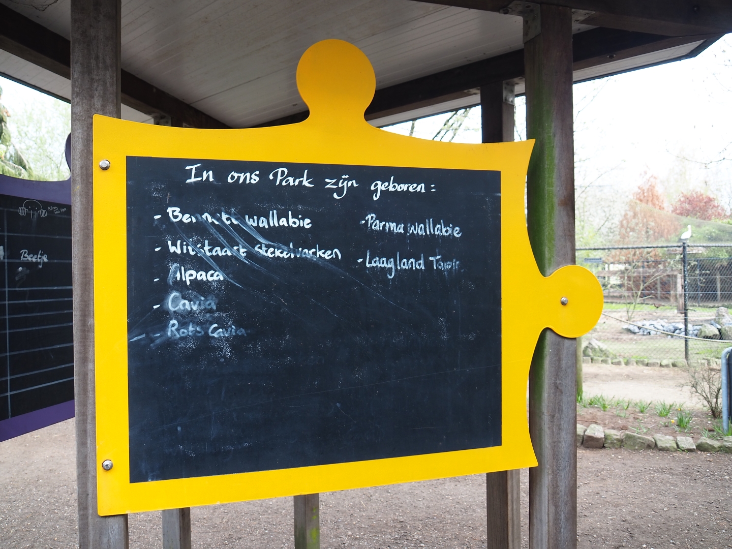 Births at Zie-Zoo sign, 2019-04-06