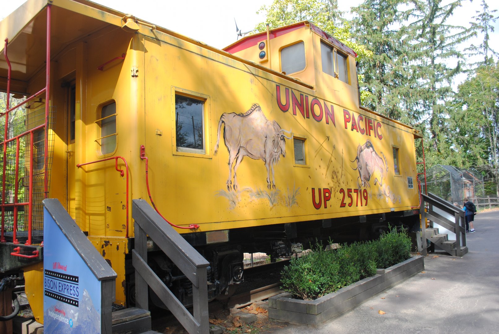 Bison Exhibit (Union Pacific Railroad Car)