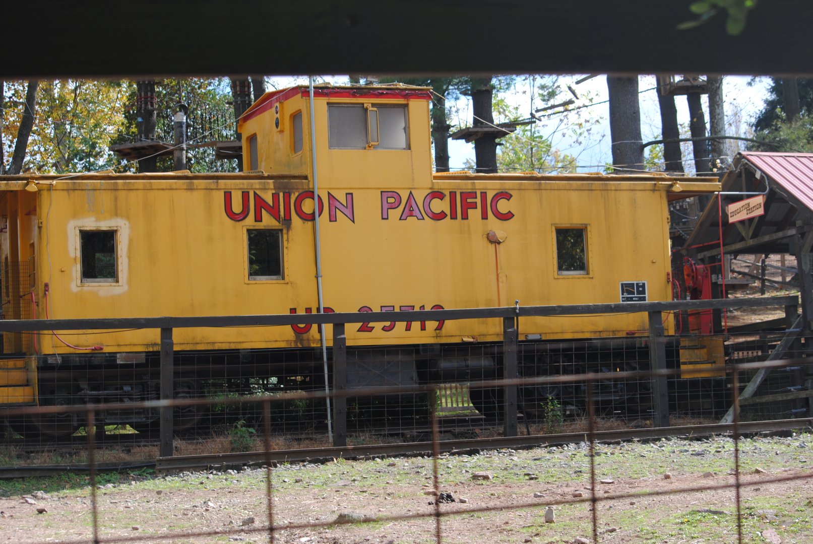 Bison Exhibit (Union Pacific Railroad Car)