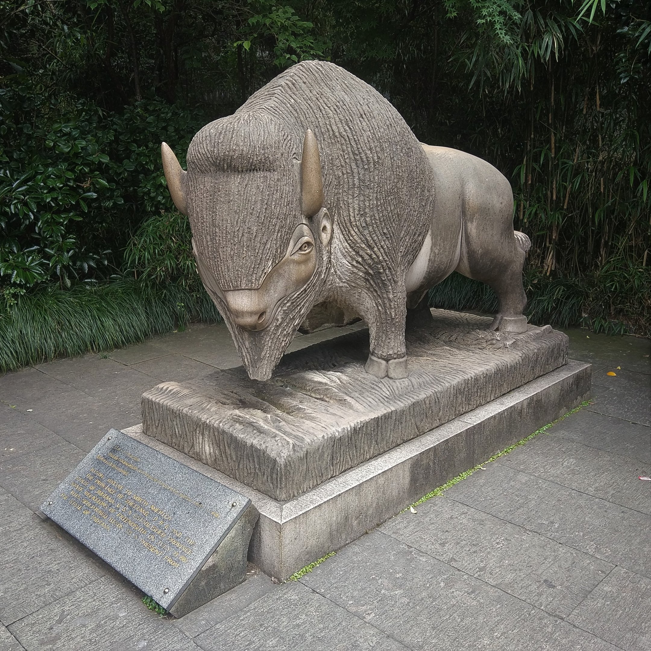 Bison Statue