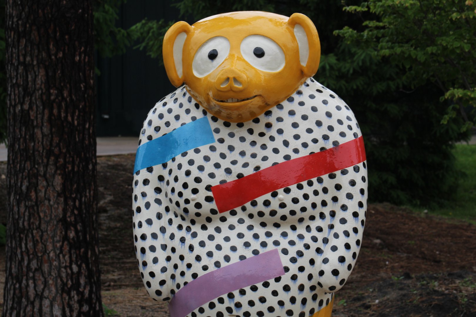 Bizarre Primate Statue