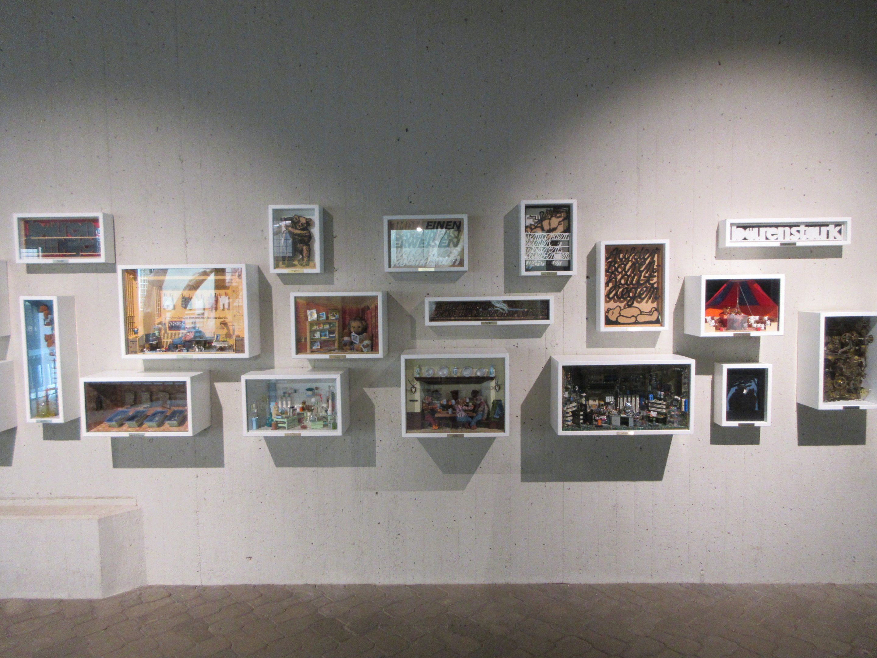 Bizarre Toy Bear Diorama Boxes