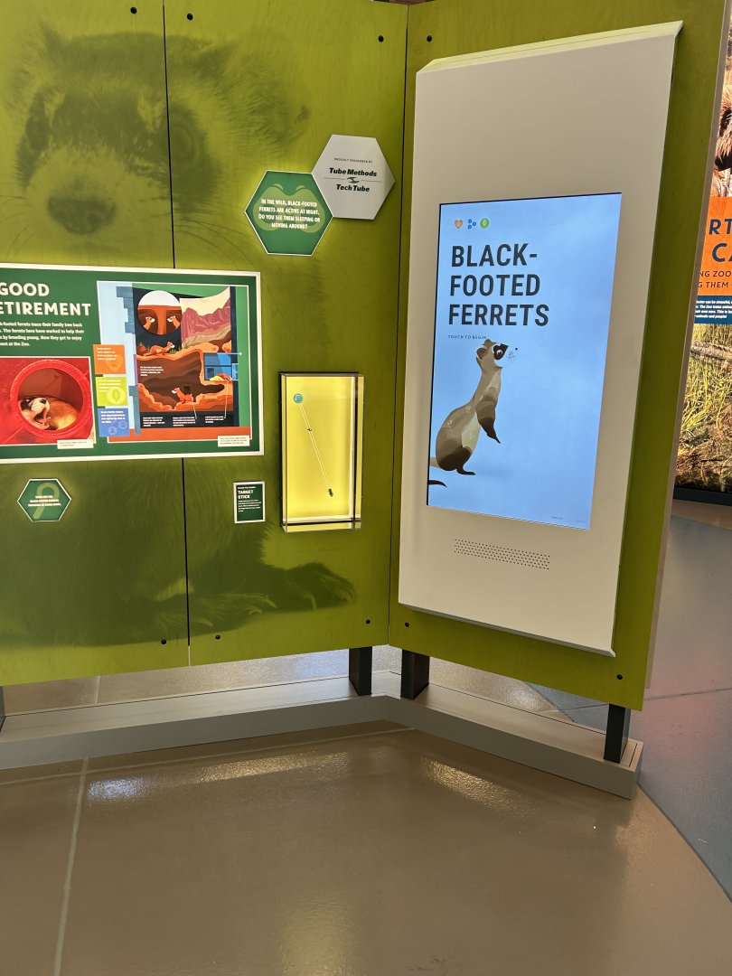 Black Footed Ferret Kiosk