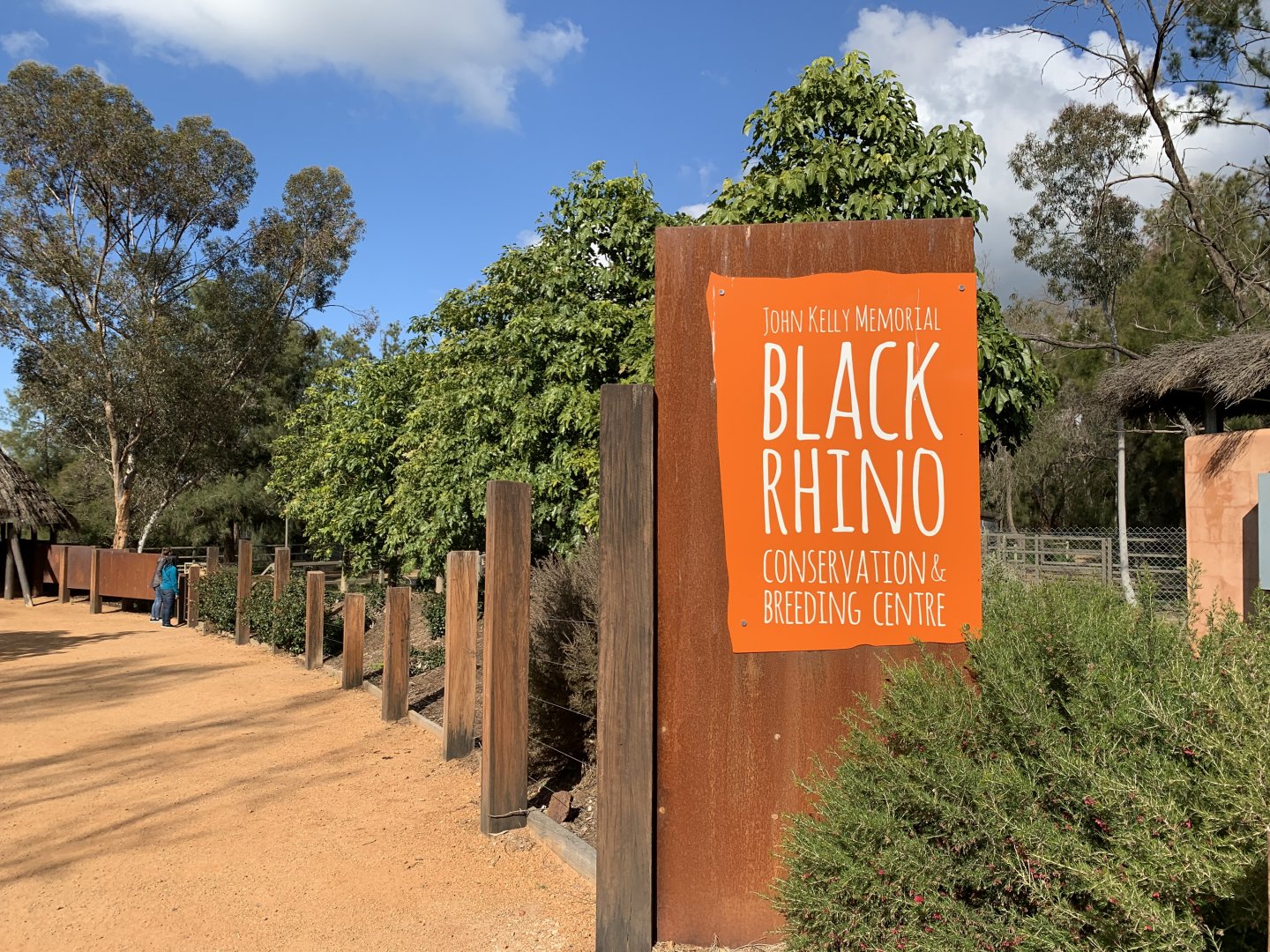 Black Rhino Exhibit Entrance