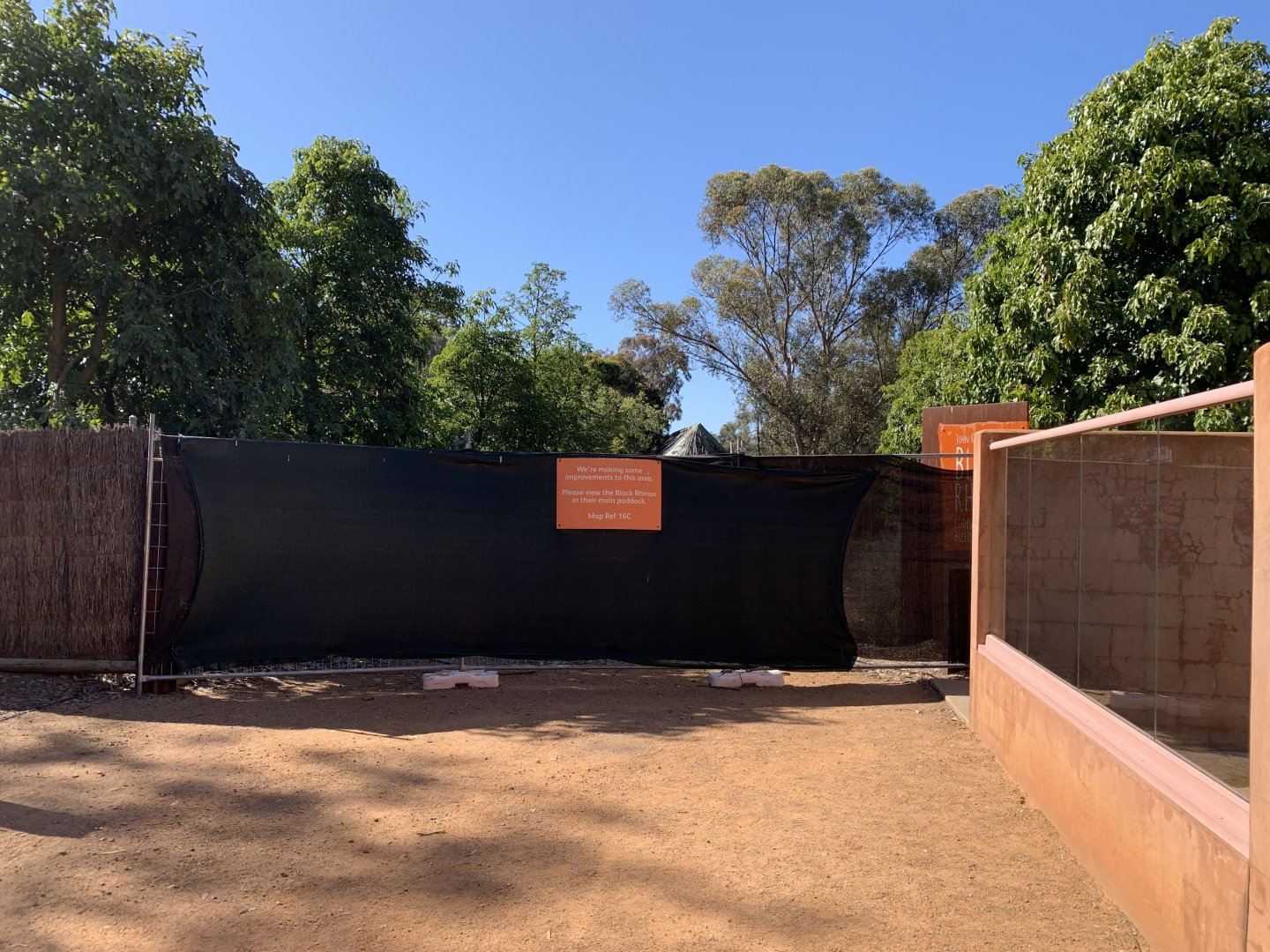 Black Rhino Viewing Area Closed
