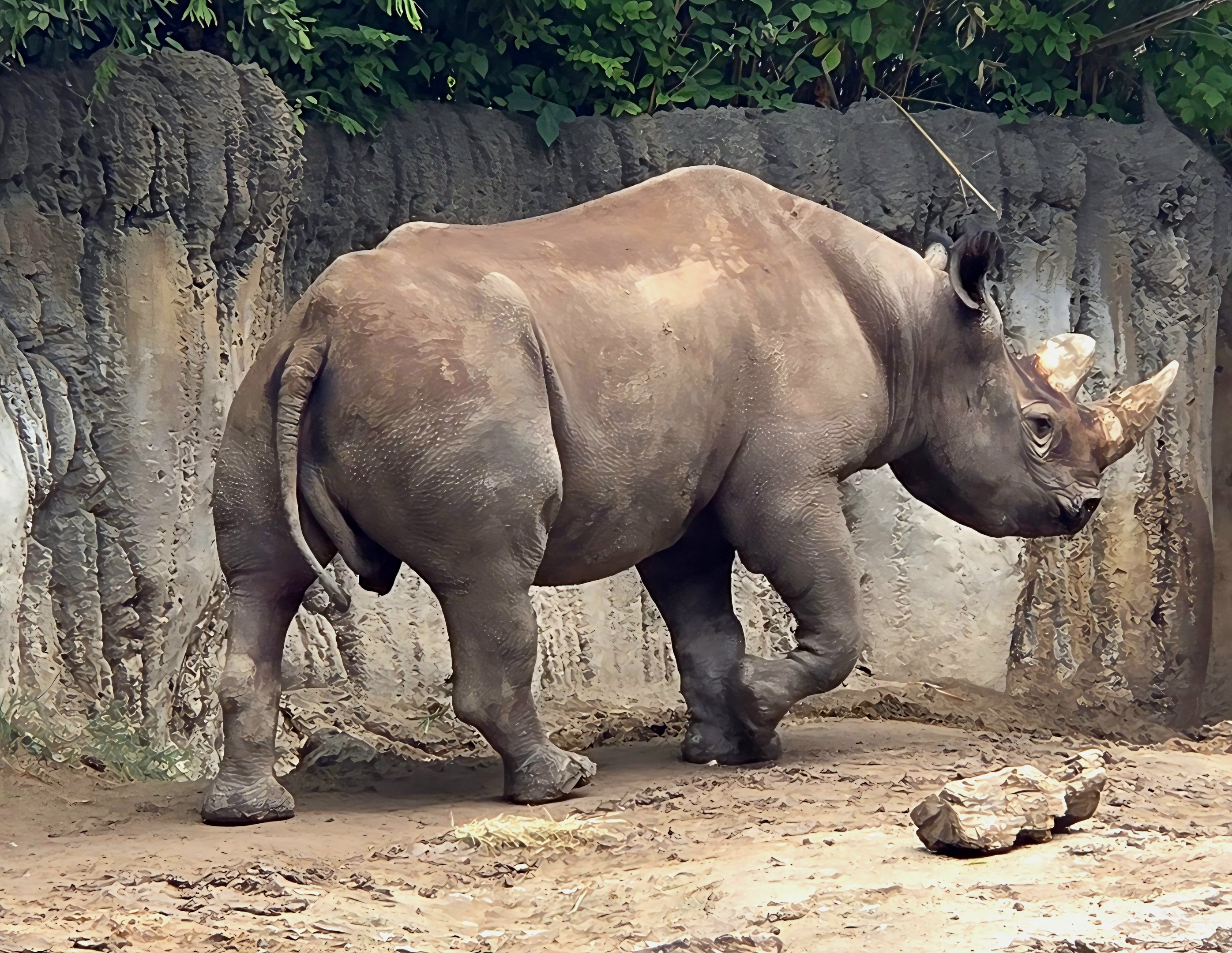 Black Rhinoceros - Fort Worth Zoo
