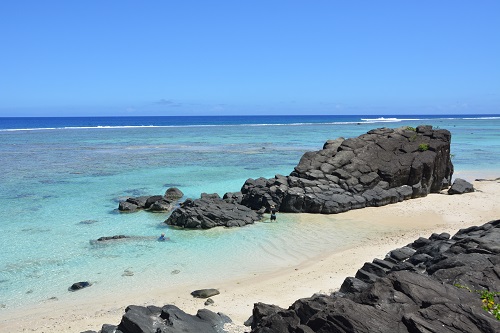 Black Rock.  Rarotonga