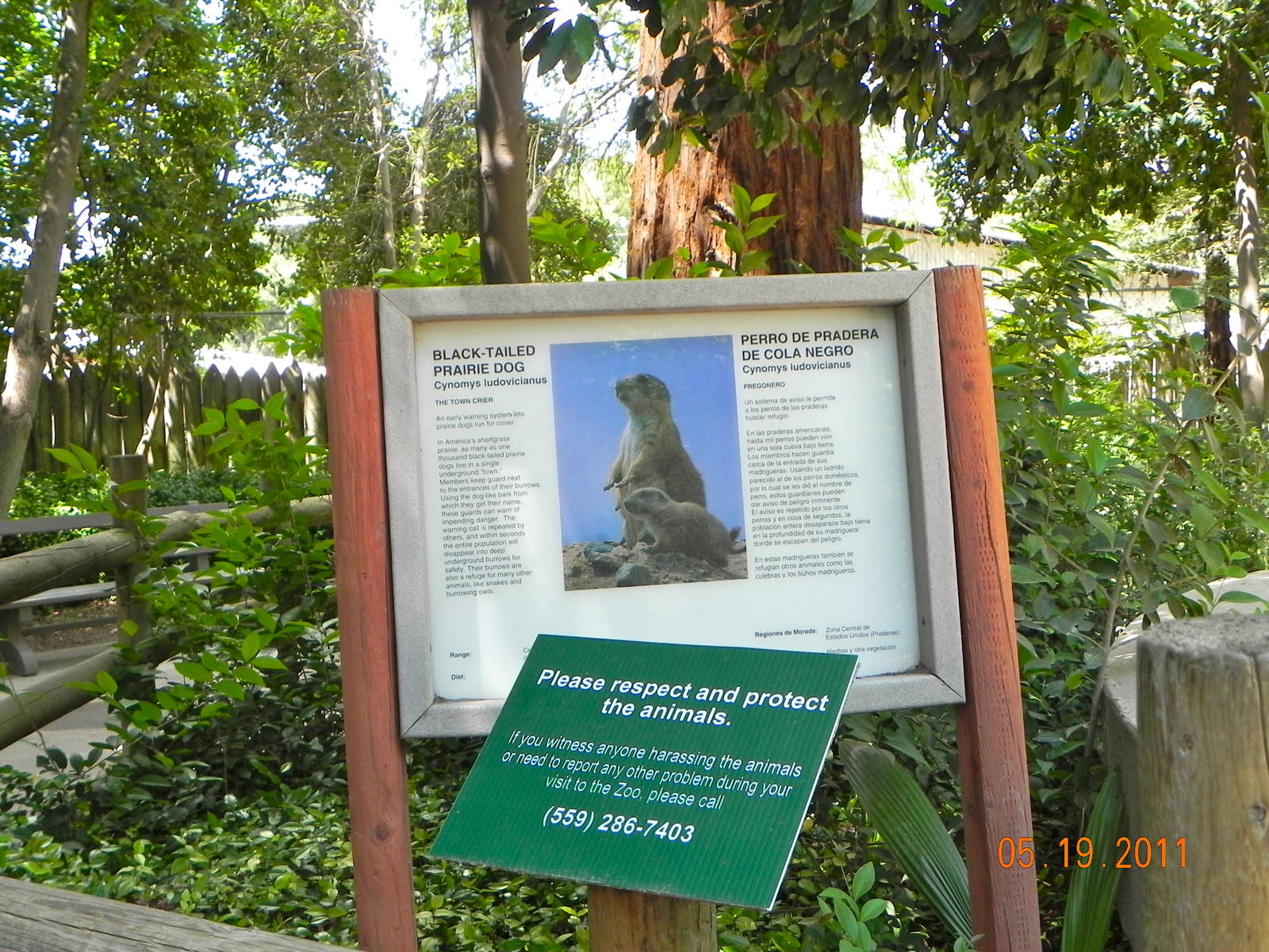 Black tailed prairie dog sign