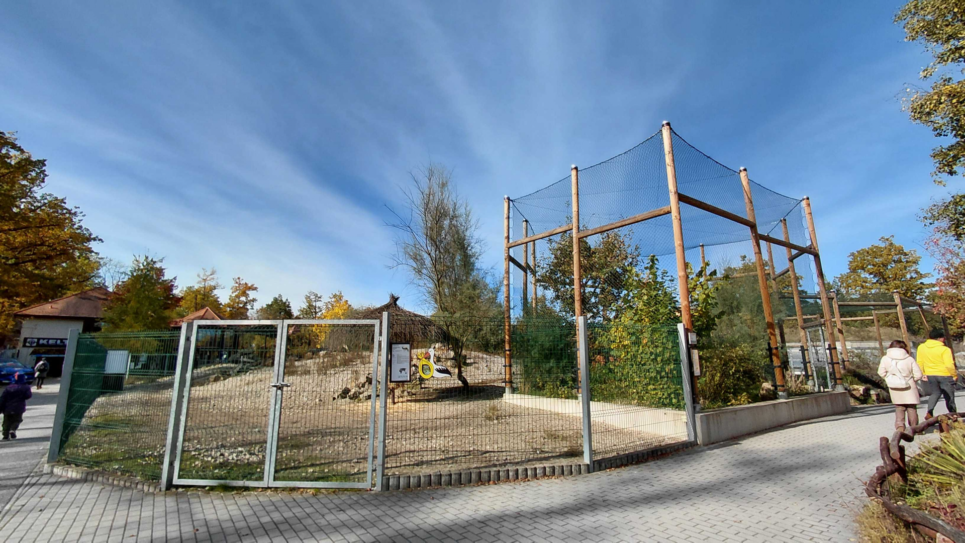 Blackbuck exhibit + vulture aviary