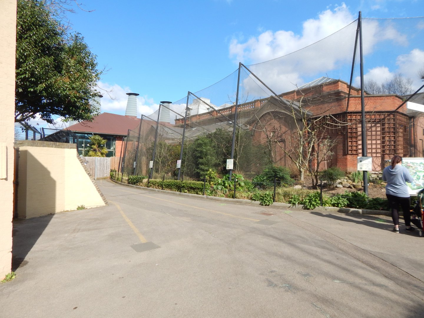Blackburn Pavilion - external aviaries 180322