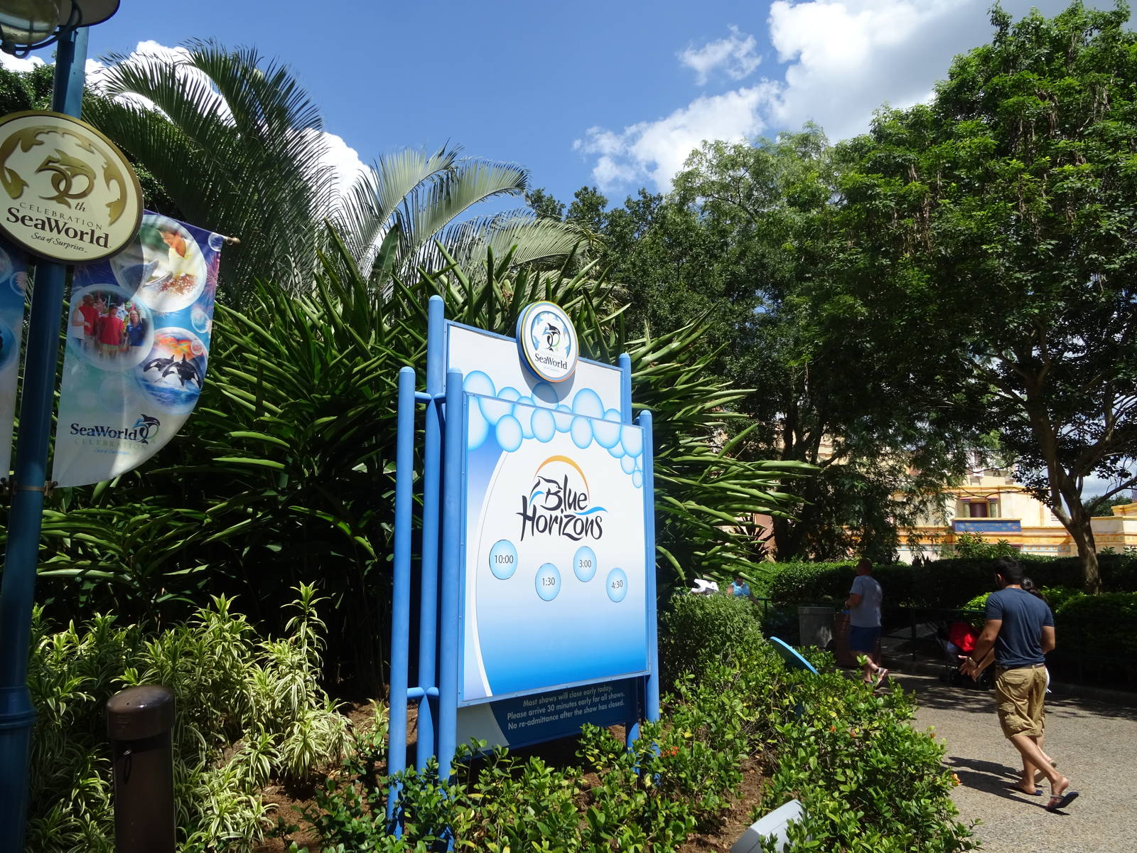 Blue Horizons Sign at SeaWorld Orlando