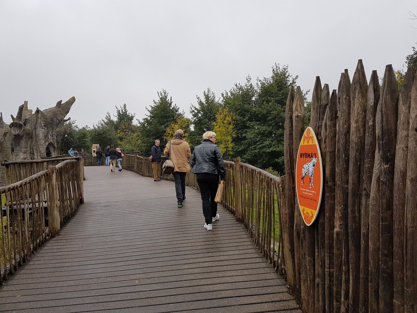 Board-walk along the Hyenas