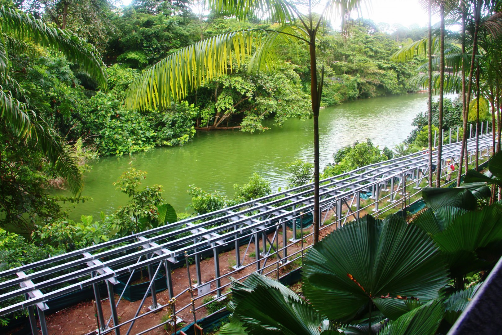 Boardwalk under construction