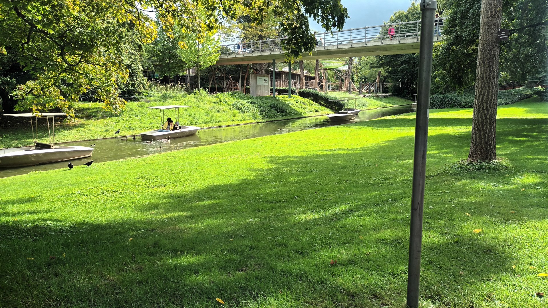 Boat Ride and Pachyderm  Enclosure