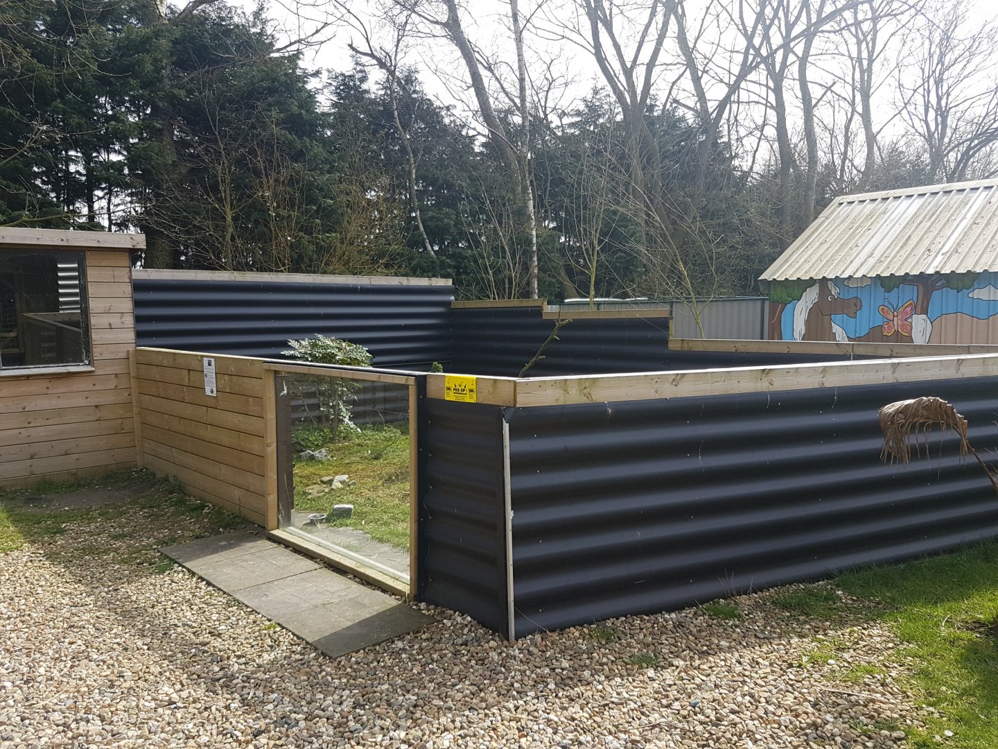 Bobak marmot-enclosure