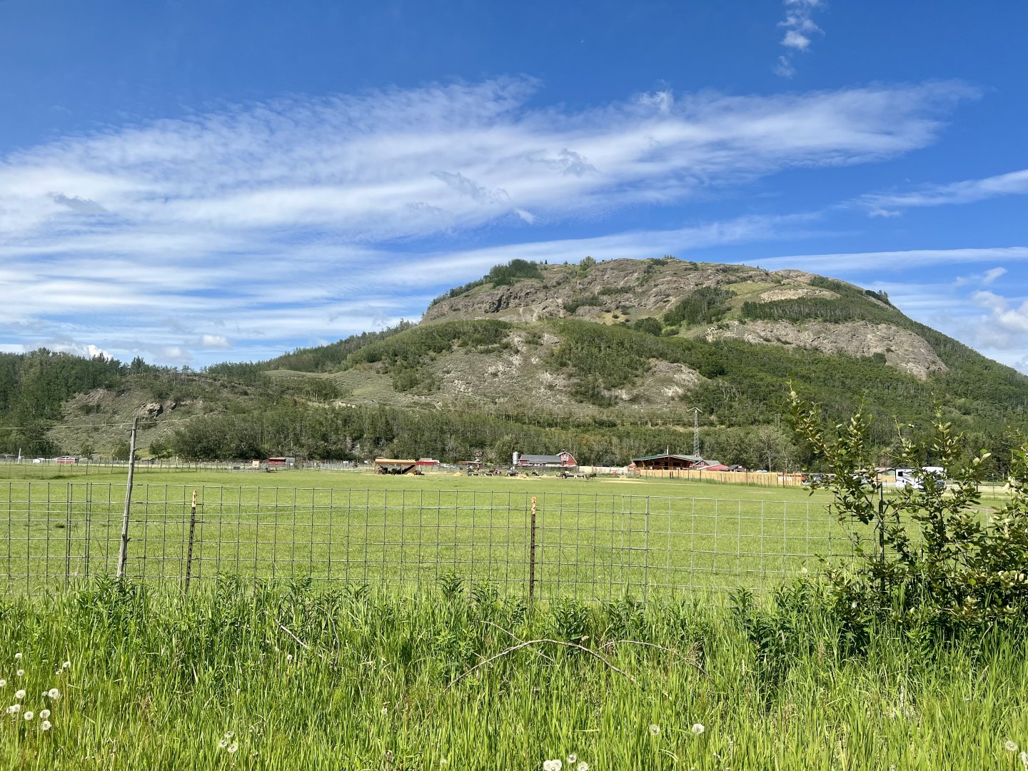Bobbenburg Butte above Reindeer Farm