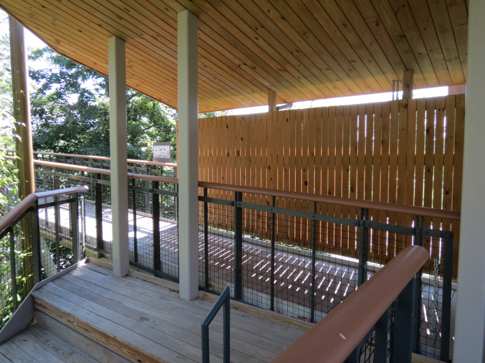 Bobcat Exhibit - Viewing Shelter