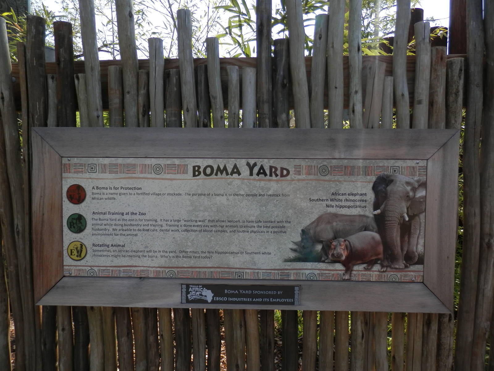 Boma Yard sign