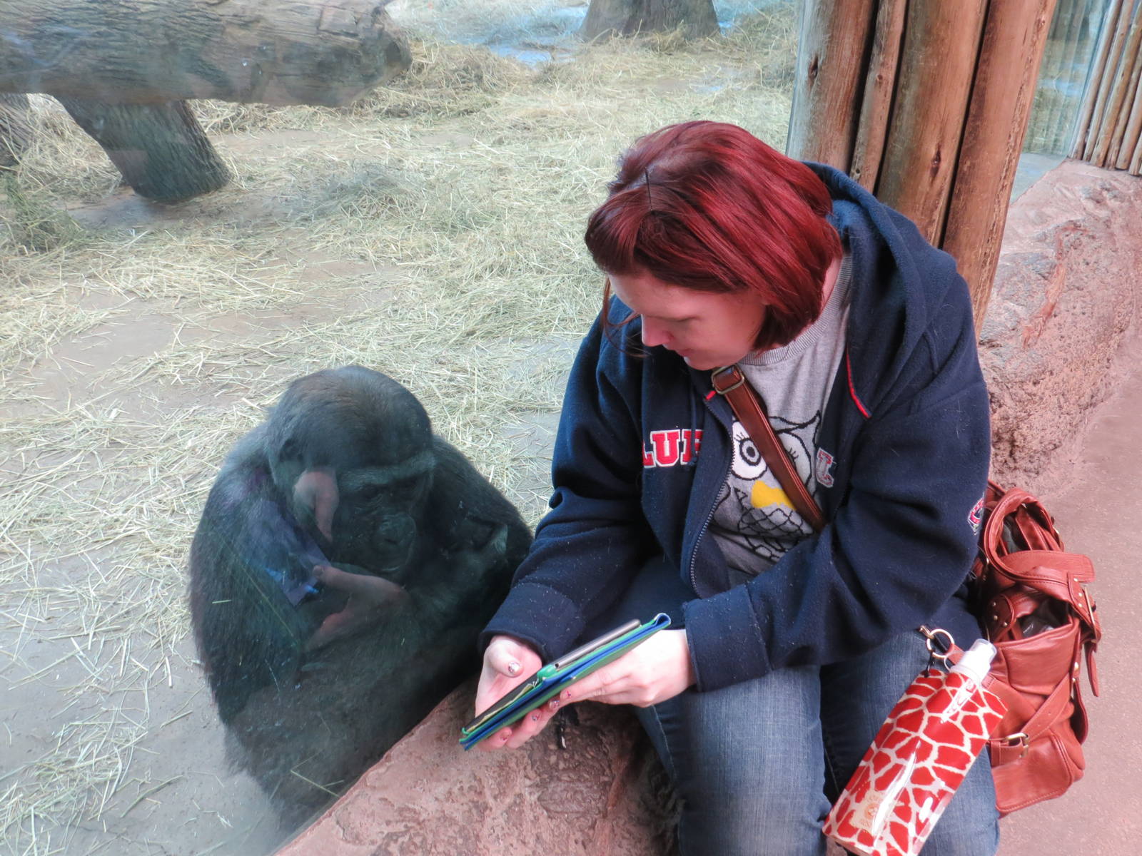 Bonnie trying to be Dian Fossey