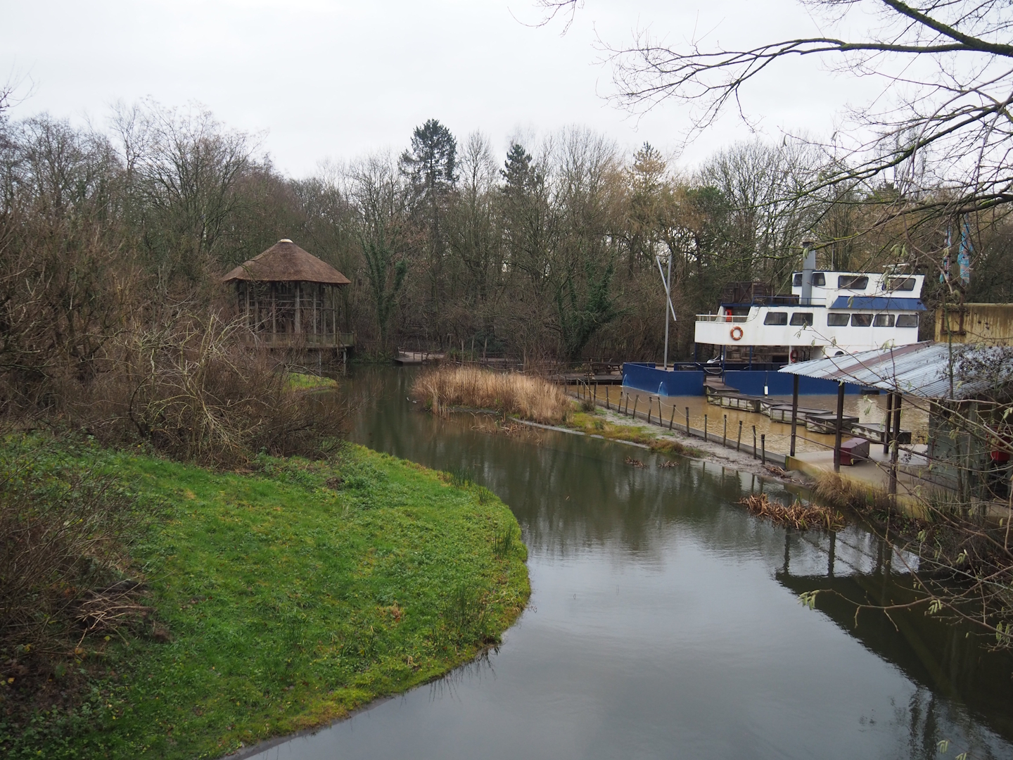 Bonobo island, African port themed playground area and part of customs post themed viewing area, 2024-01-01