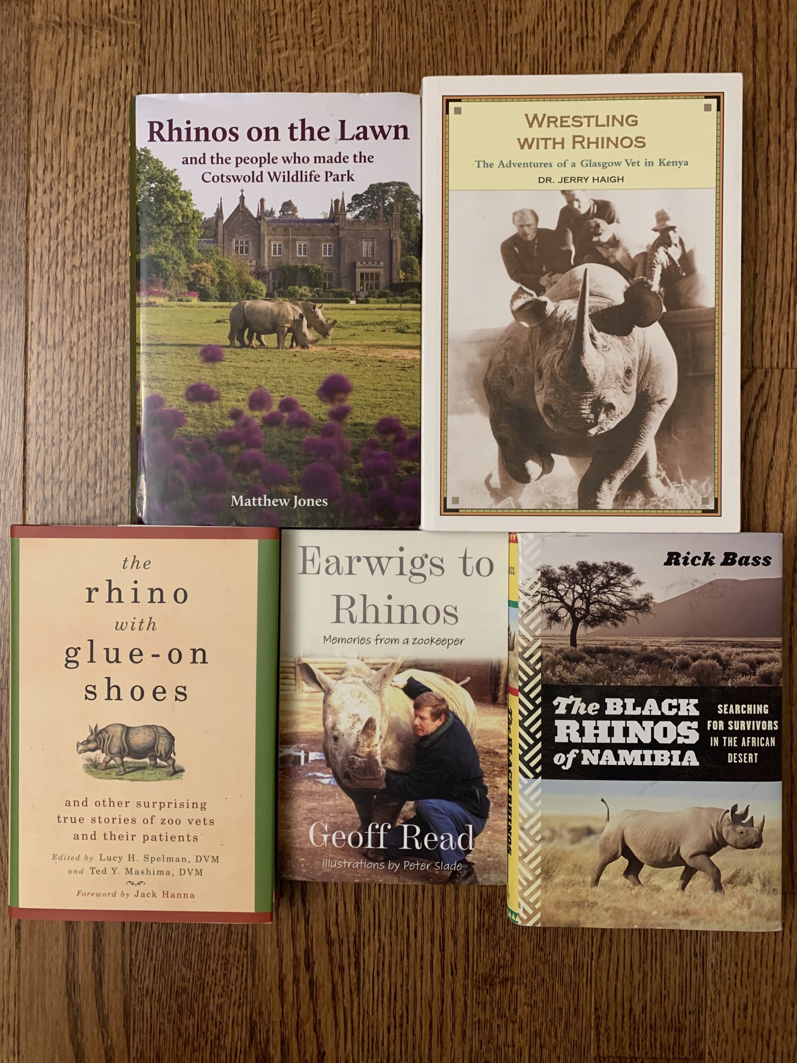Books with rhino covers