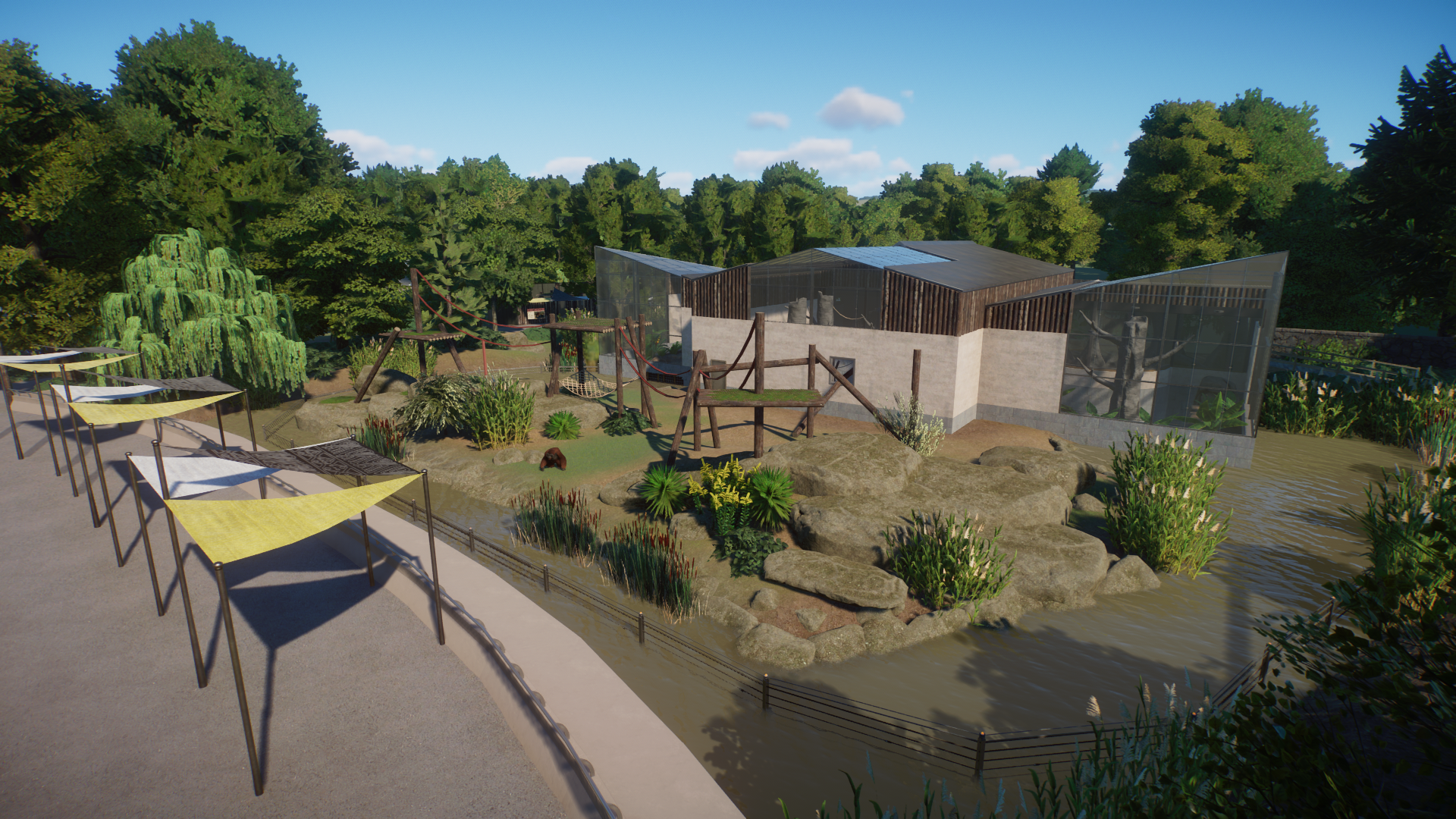 Bornean Orangutan Exhibit (Planet Zoo)