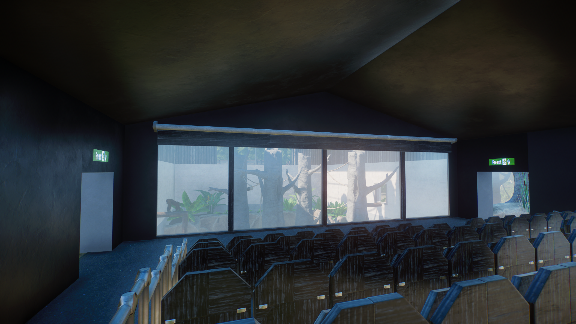 Bornean Orangutan Indoor Viewing Area / Theatre (Planet Zoo)