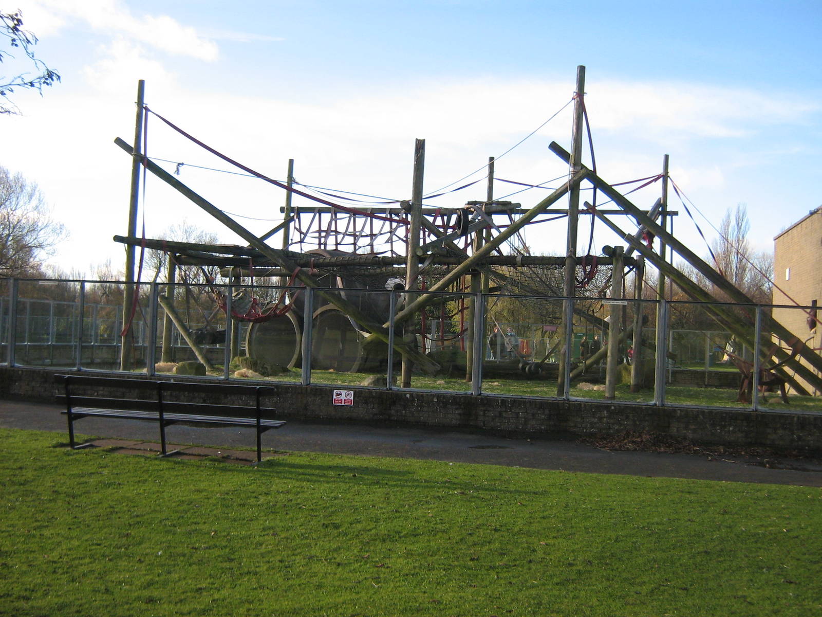 Bornean Orangutan Outdoor Enclosure.