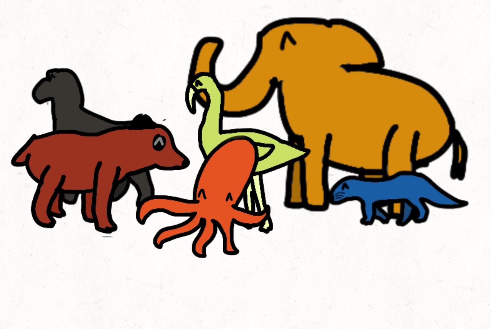 Boston’s Charles Zoological Park animal trail colors