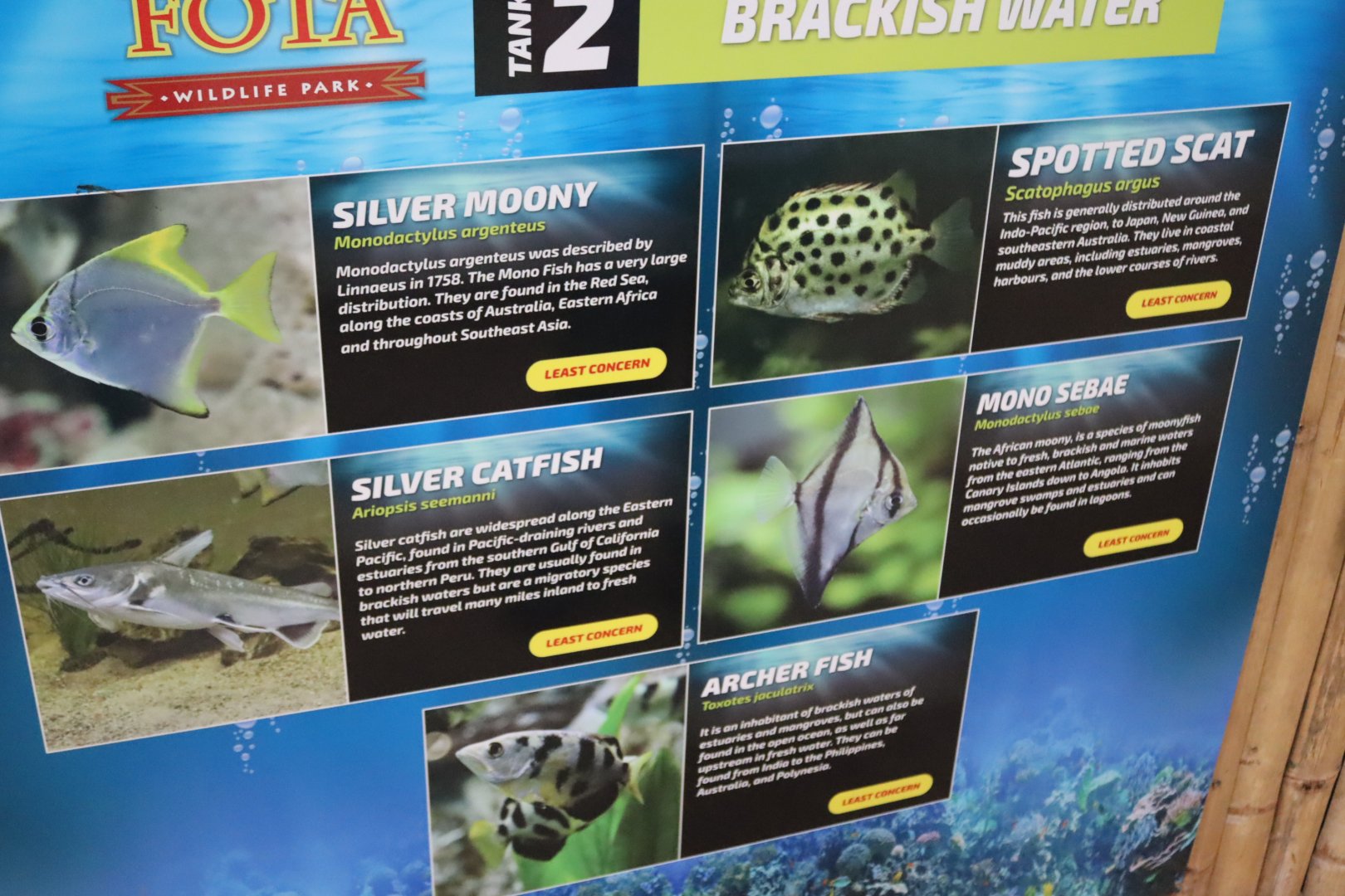 Brackish Water Tank, Signage Example