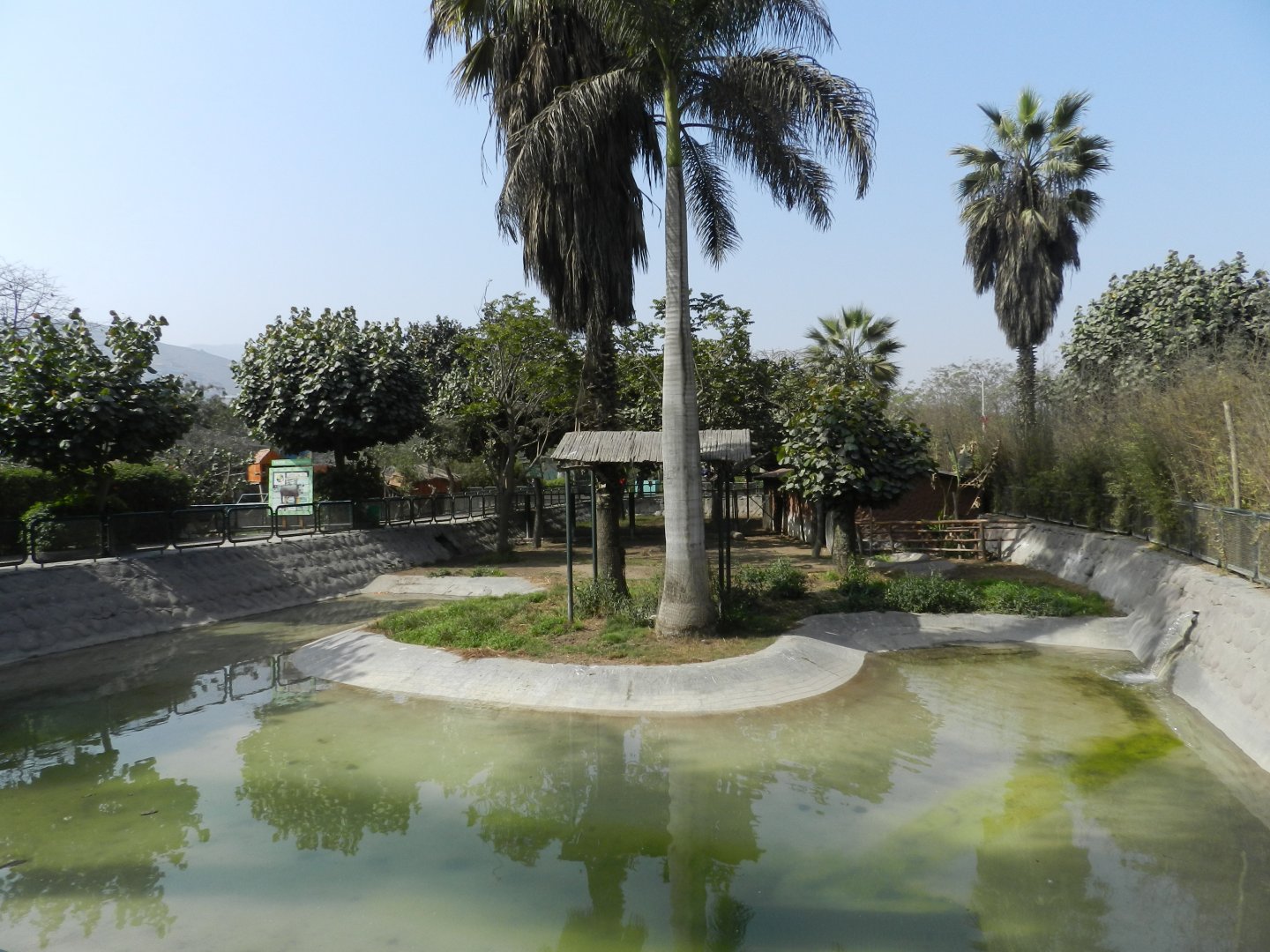 Brazilian tapir exhibit III - Parque Zoológico Huachipa