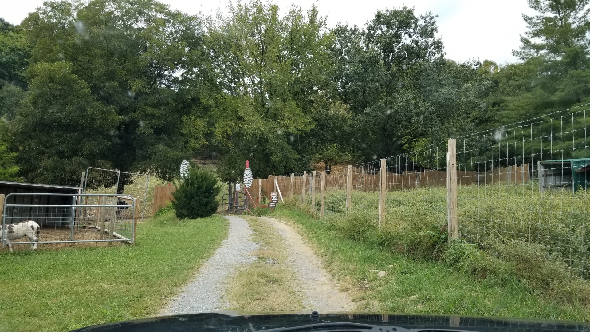 Briarwood Ranch SP - Entrance to drive through