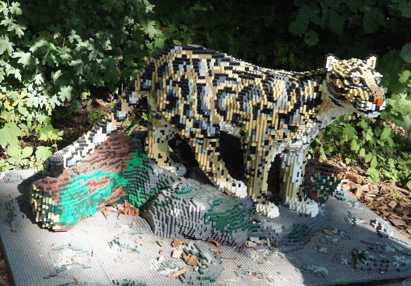 Brick Safari temporary summer event -Lego Clouded leopard, 2023-07-08