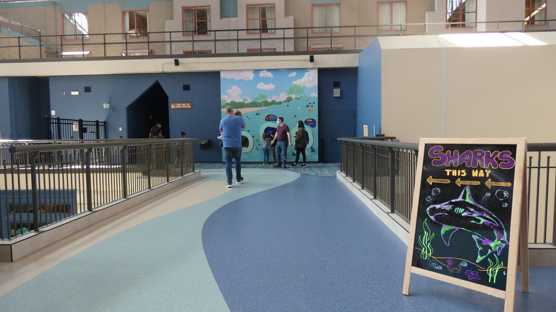 Bridge Across Lower Level Pathway - Mar. 2022