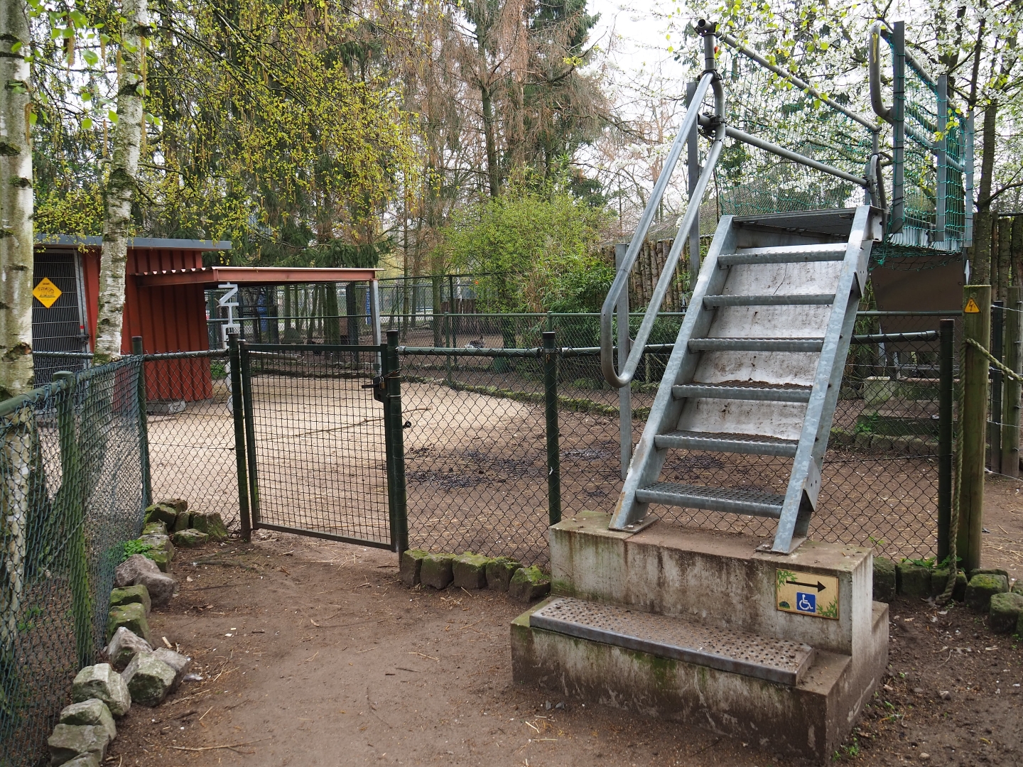 Bridge over alpaca paddock, 2019-04-06