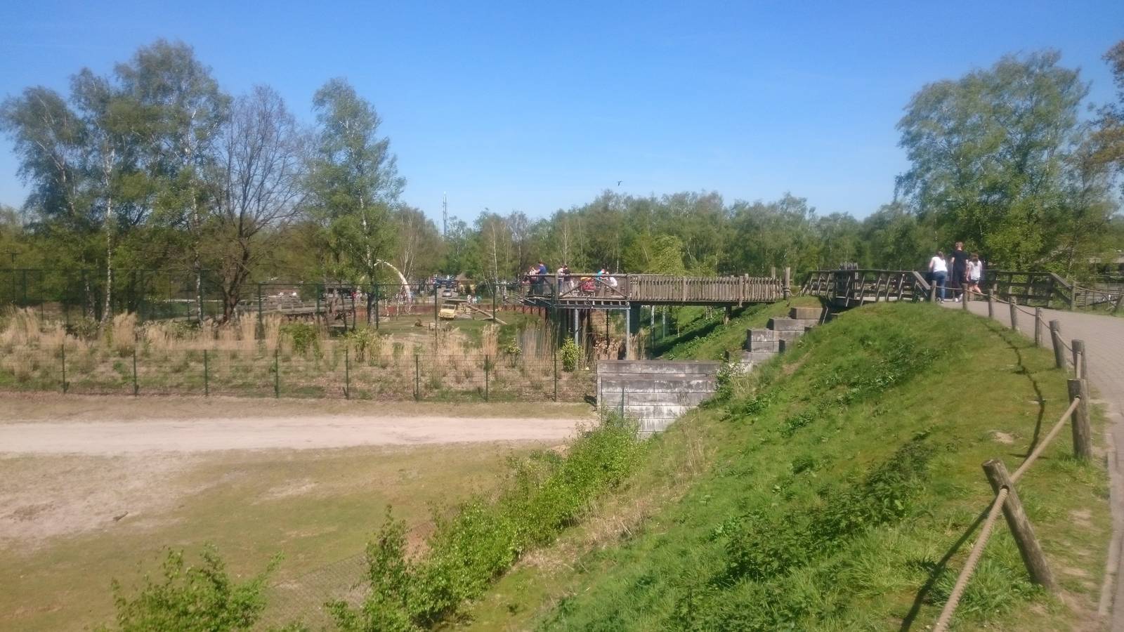 Bridge over Hoofstock enclosure