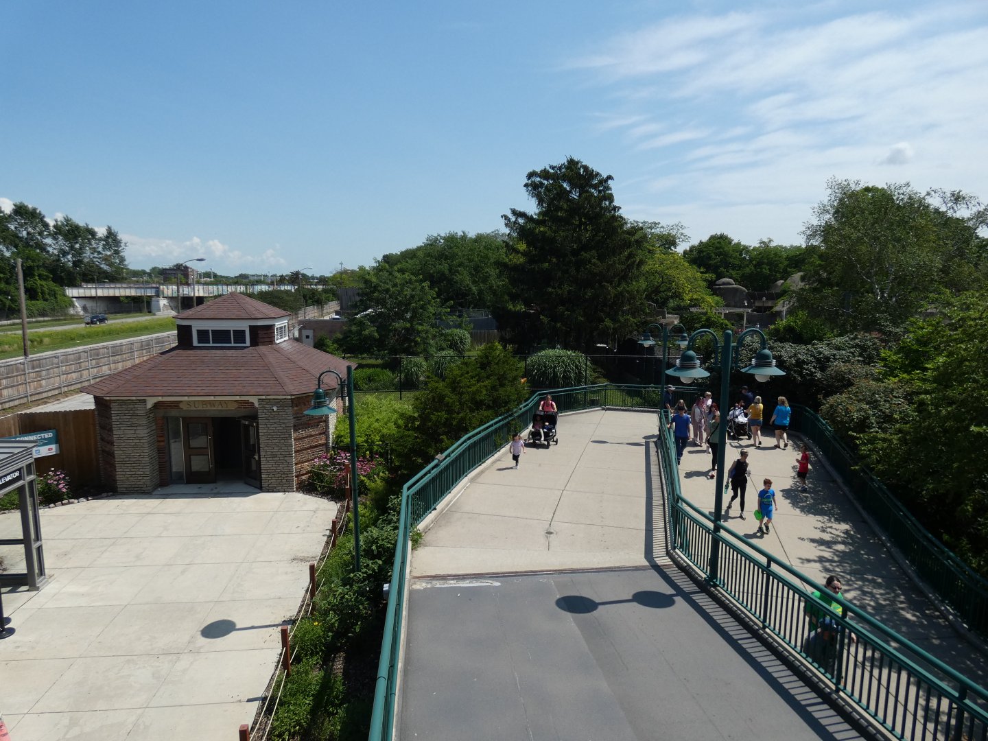 Bridge Over the Anthony Wayne Trail Guest Walkway - July 2021