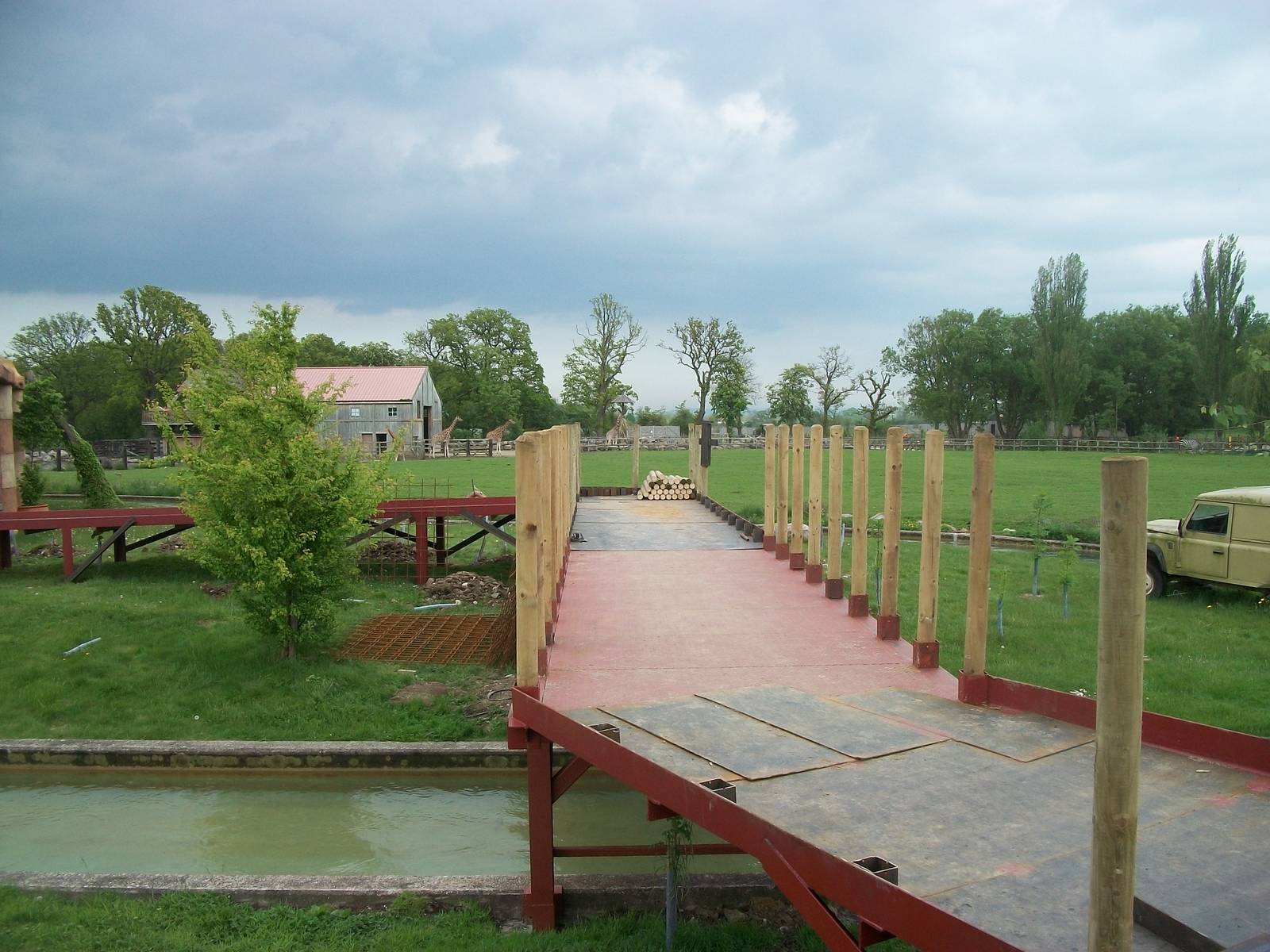 Bridge to Lions under construction 31st May 2013