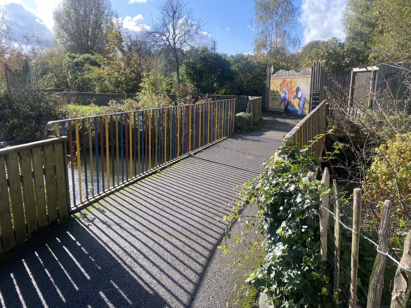 Bridge walkway towards Out of Africa 241023