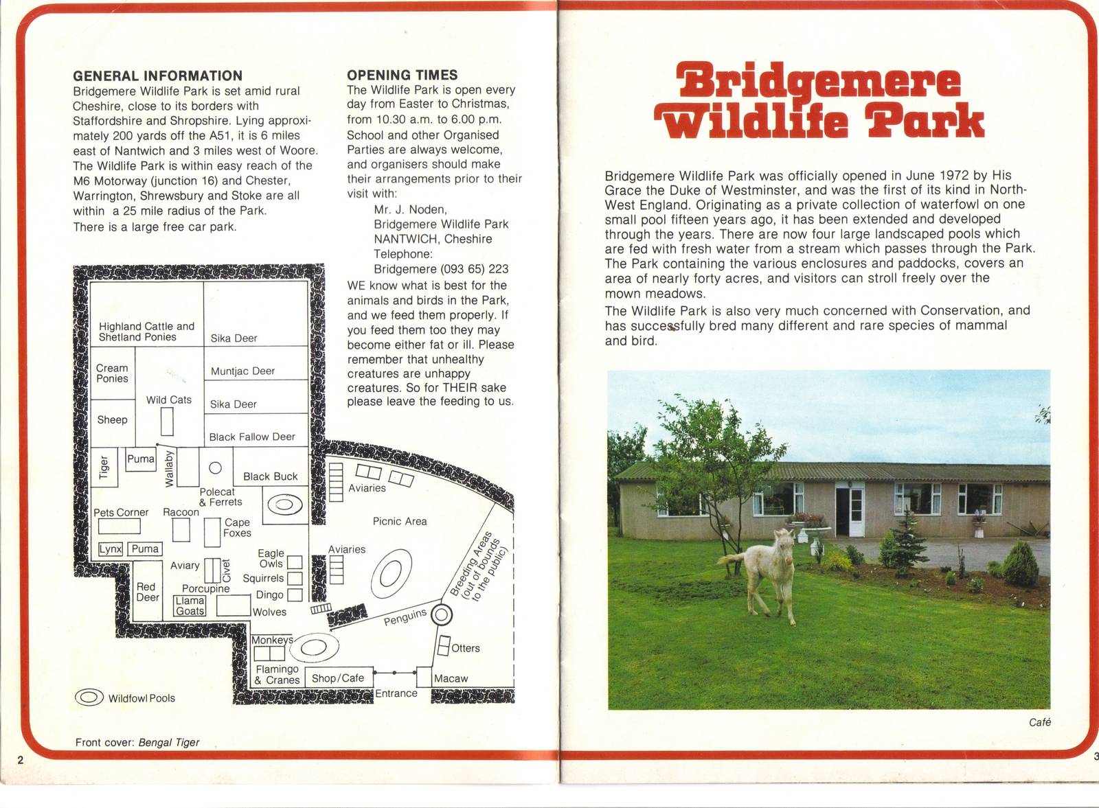Bridgemere Wildlife Park Guidebook