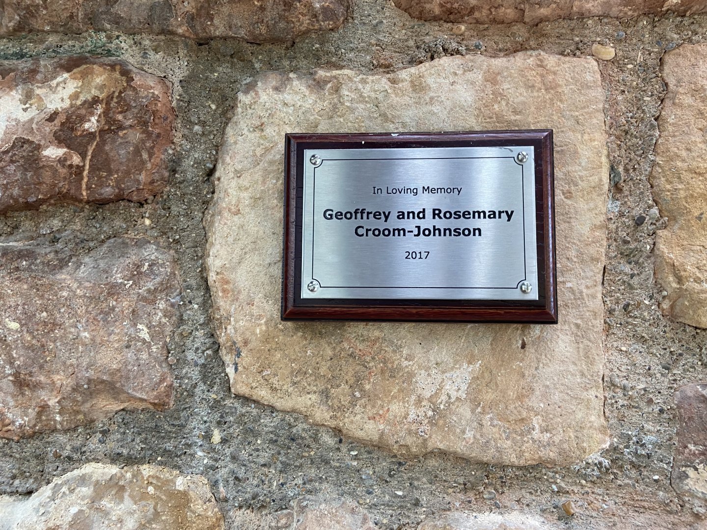 Bristol Zoo tortoise enclosure plaque