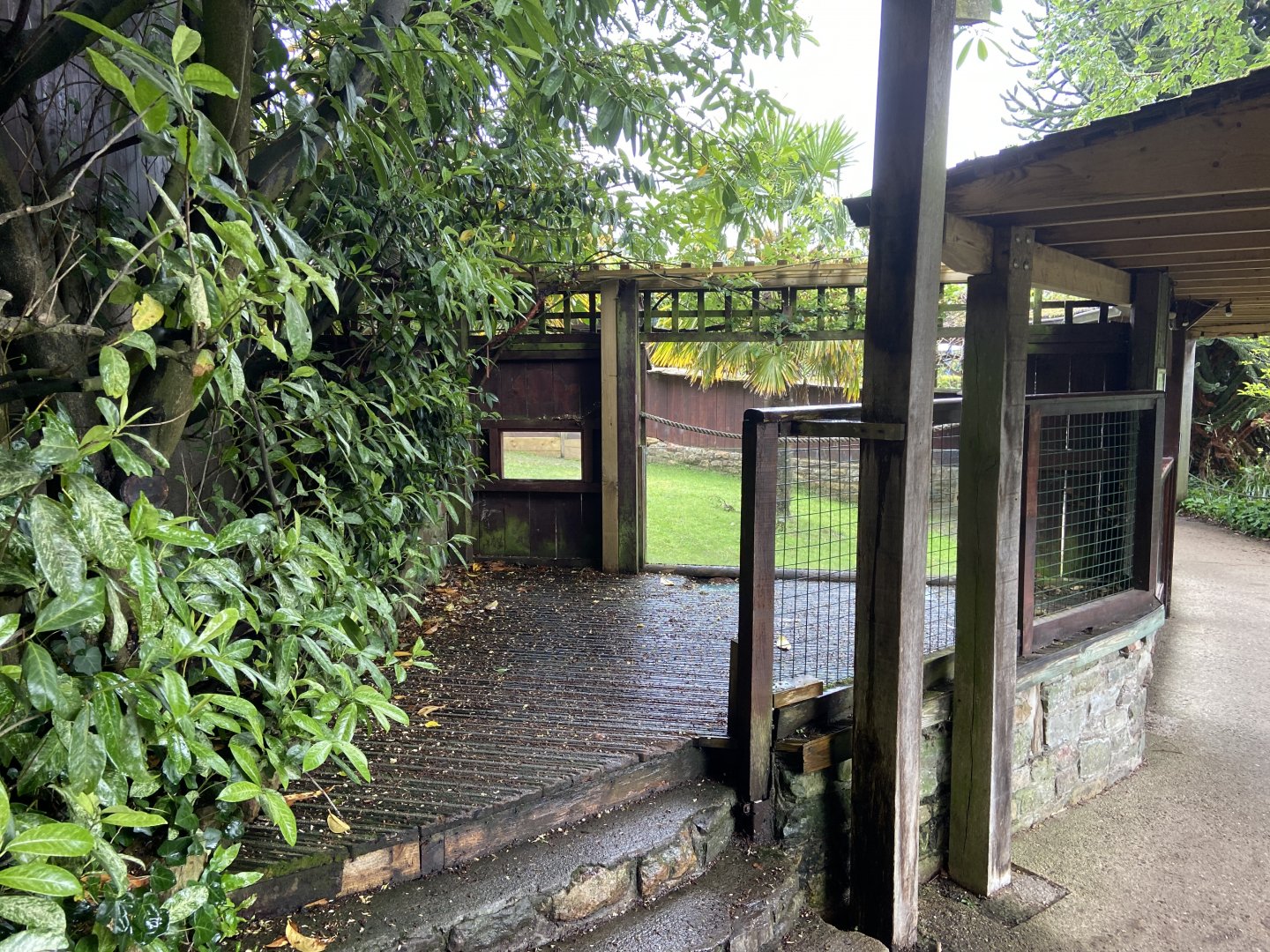Bristol Zoo tortoise enclosure