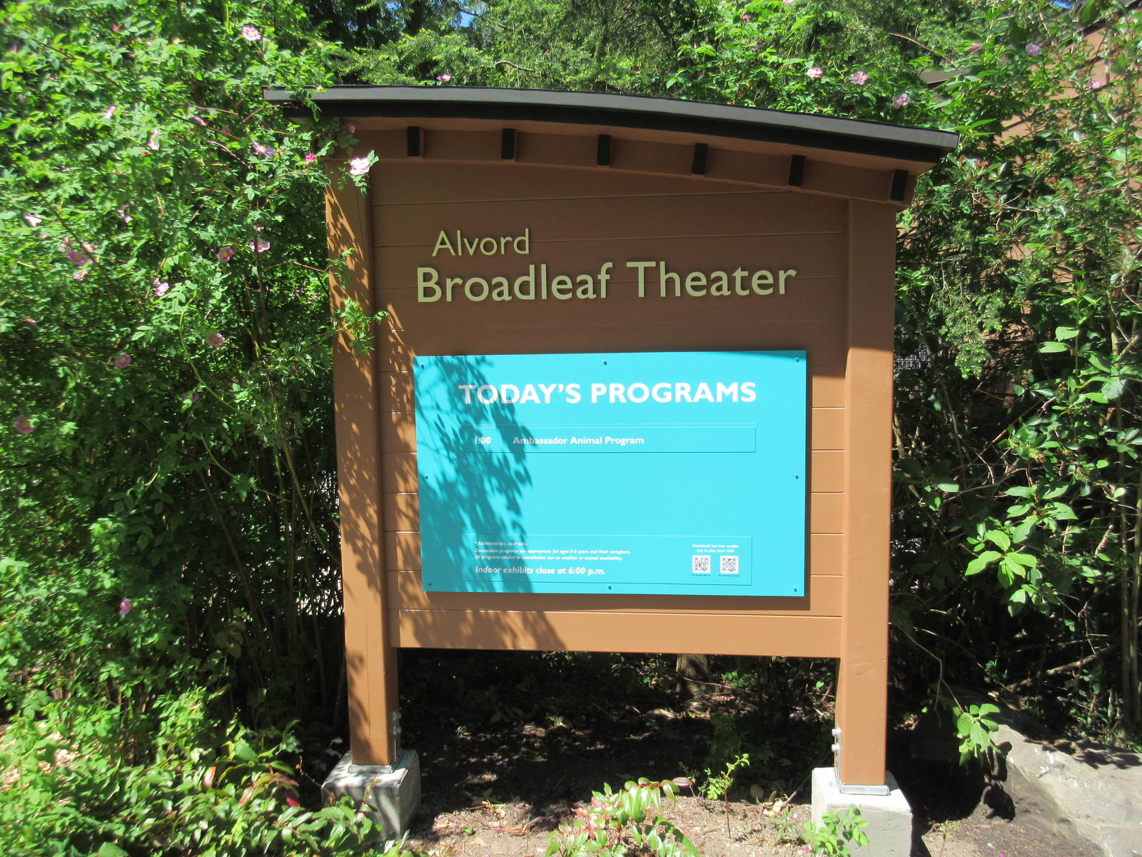 Broadleaf Theater Sign (New in 2016)