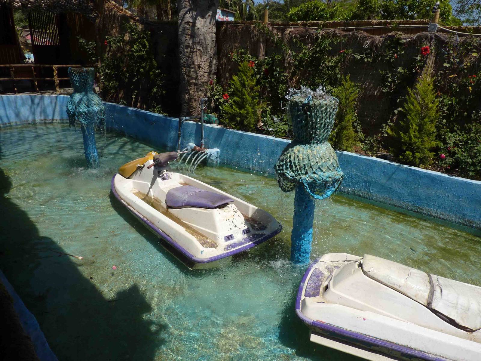 Broken jet-skis (theming), April 2013.