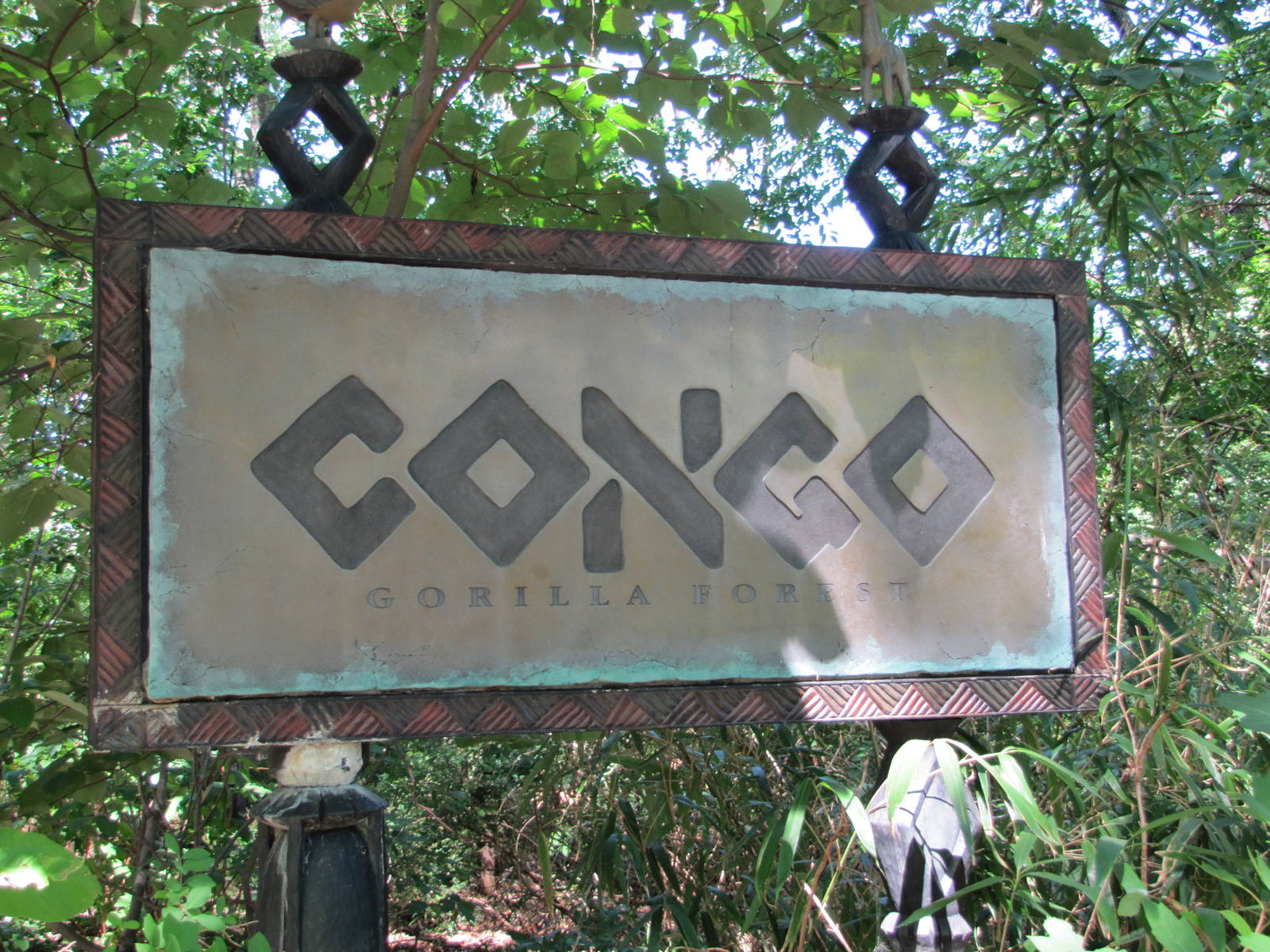 Bronx Zoo 2010 - Congo Gorilla Forest sign